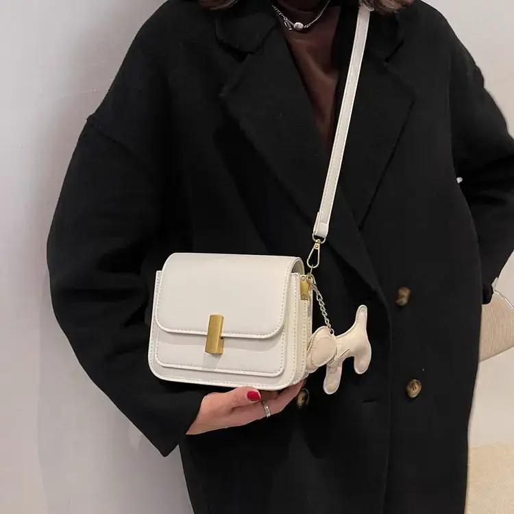 White Bone Design Crossbody Bag for Women