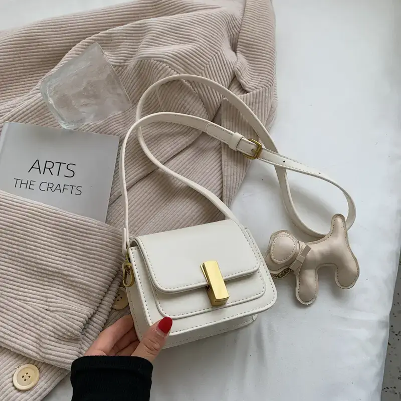 White Bone Design Crossbody Bag for Women