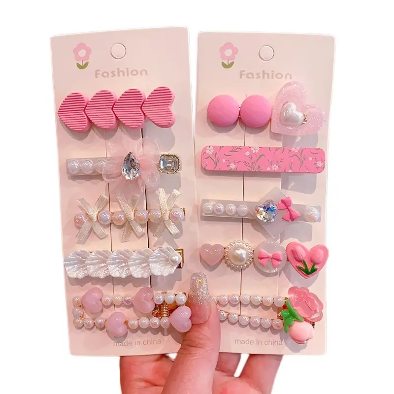 New Cute Cartoon Hairpin Girl Hair Accessories Set