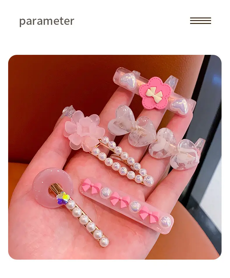 New Cute Cartoon Hairpin Girl Hair Accessories Set — feature 4