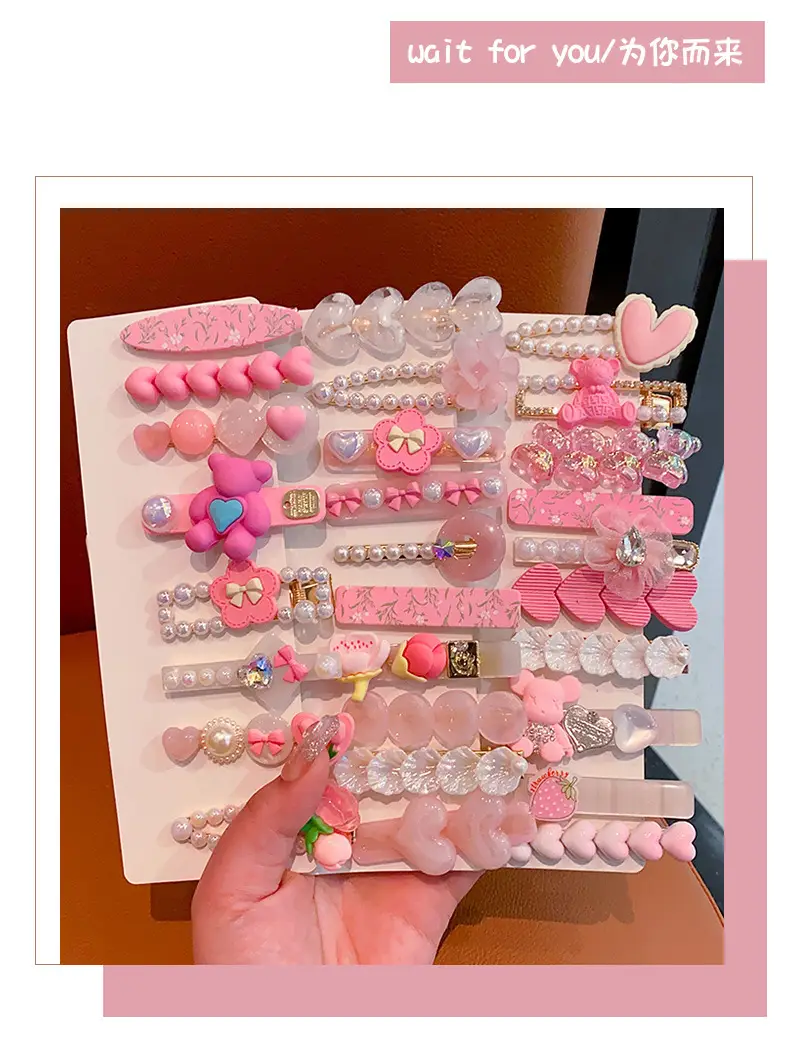 New Cute Cartoon Hairpin Girl Hair Accessories Set — feature 7