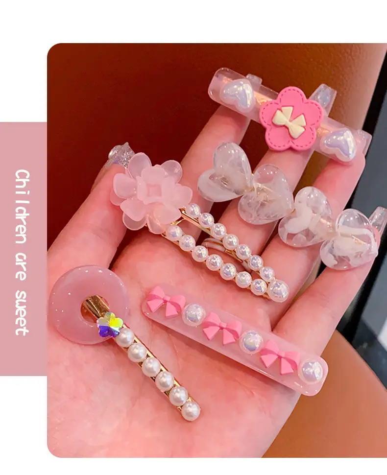 New Cute Cartoon Hairpin Girl Hair Accessories Set — feature 8
