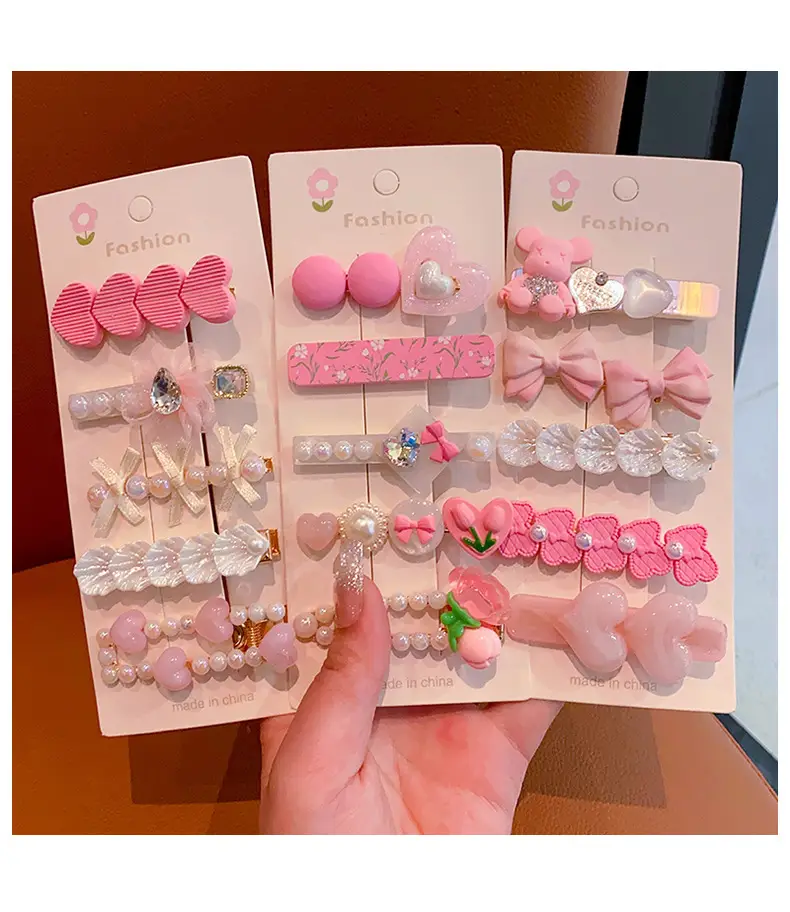 New Cute Cartoon Hairpin Girl Hair Accessories Set — feature 9