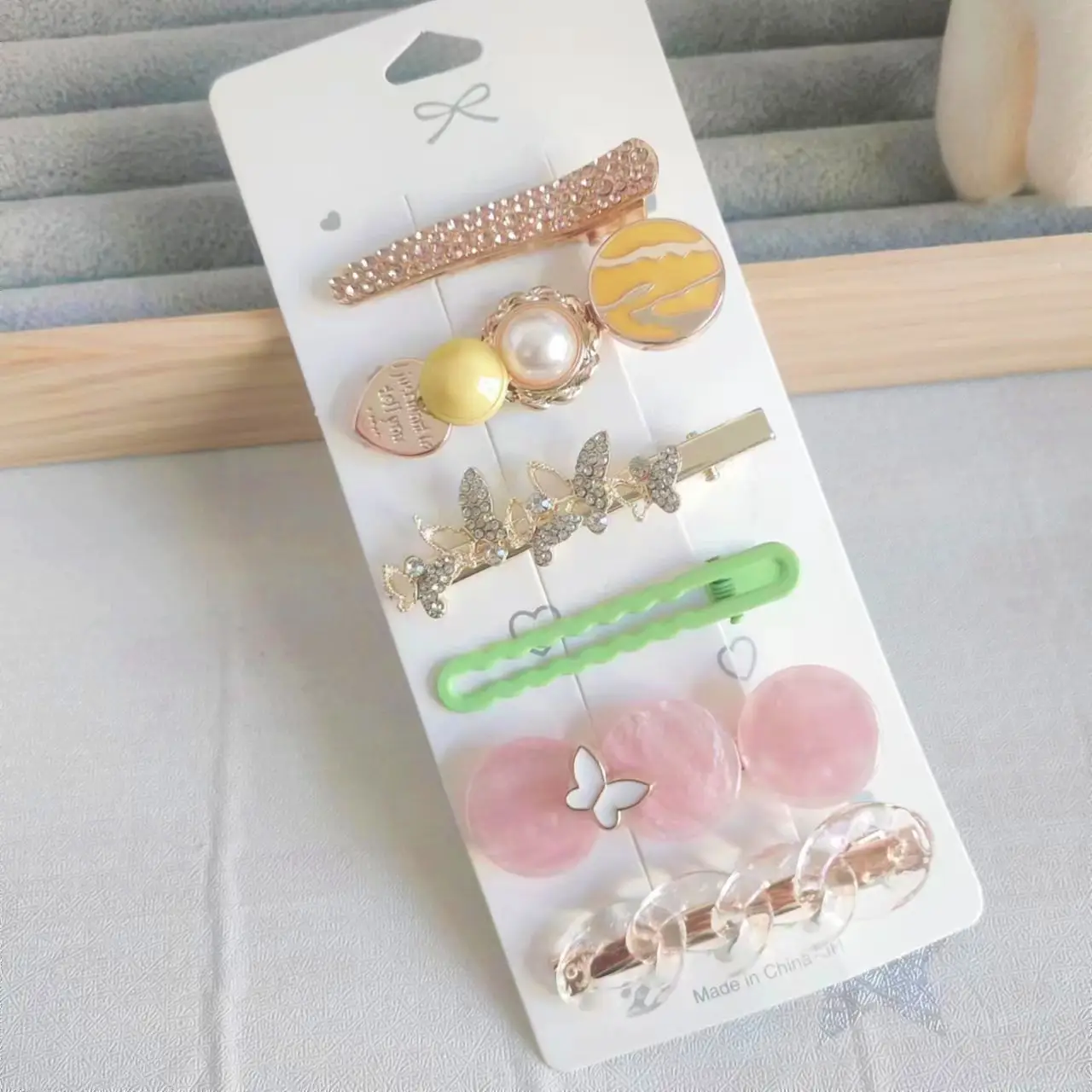 New Cute Cartoon Hairpin Girl Hair Accessories Set