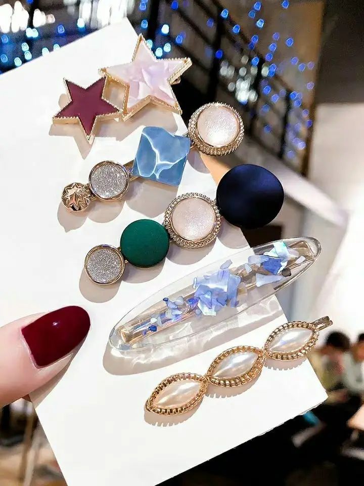 New Cute Cartoon Hairpin Girl Hair Accessories Set