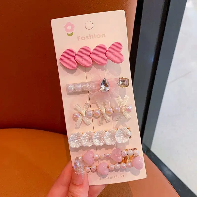 New Cute Cartoon Hairpin Girl Hair Accessories Set
