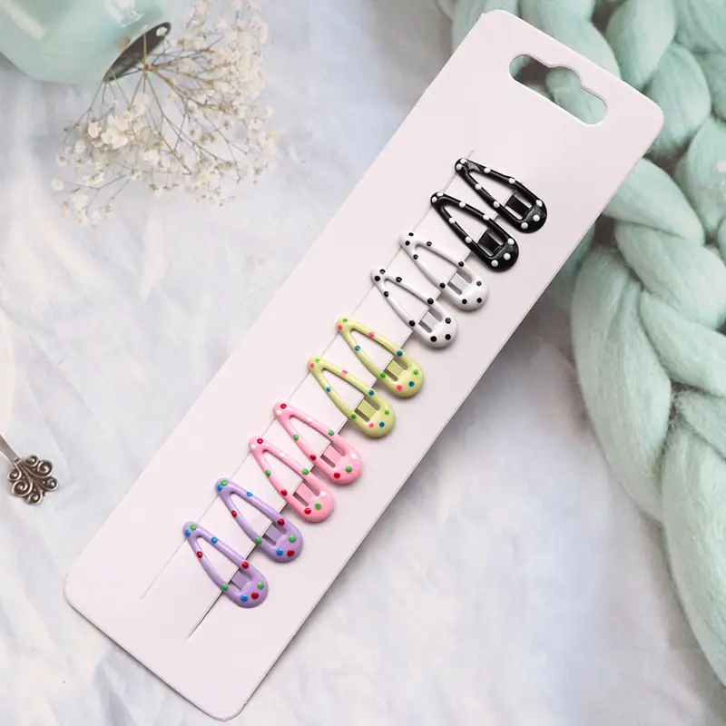 Five Pointed Star Hairpins for Girls - Colorful Durable Clips - Image 10