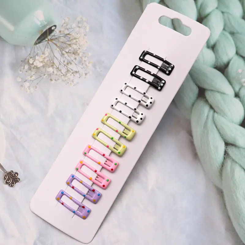 Five Pointed Star Hairpins for Girls - Colorful Durable Clips - Image 15