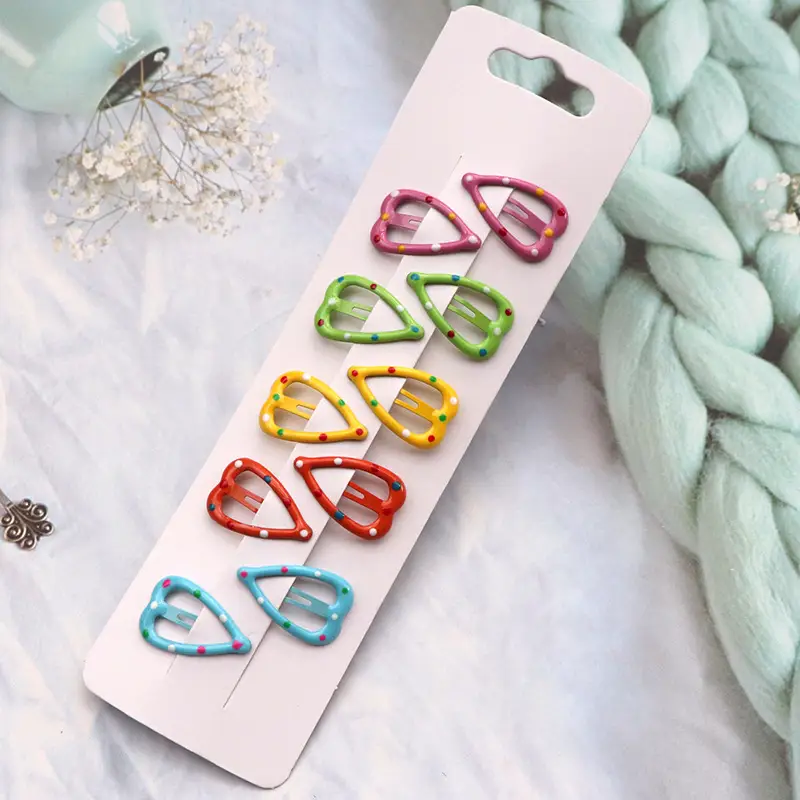 Five Pointed Star Hairpins for Girls - Colorful Durable Clips - Image 4