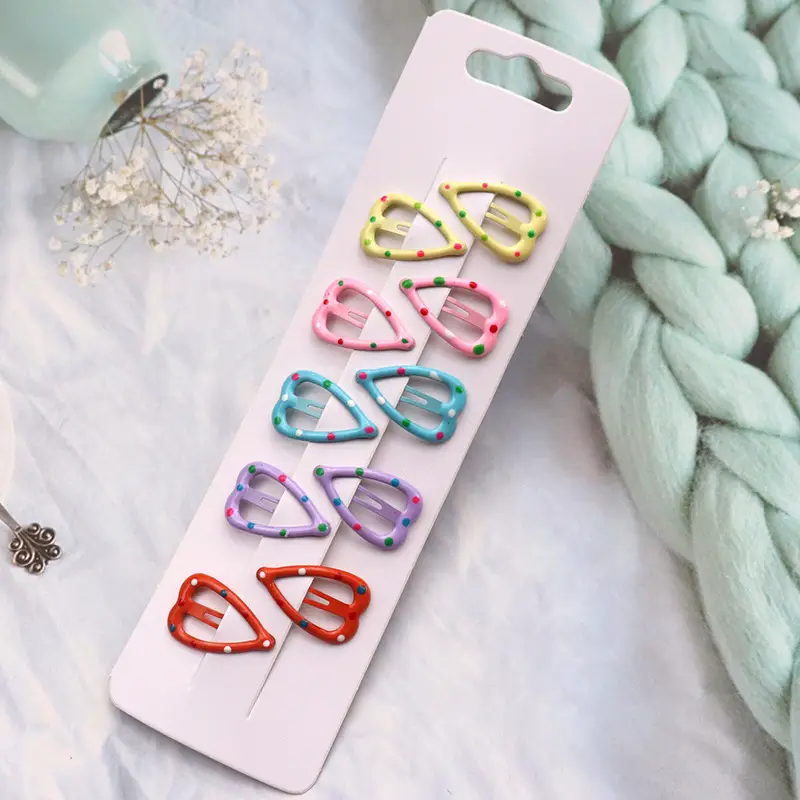 Five Pointed Star Hairpins for Girls - Colorful Durable Clips - Image 5