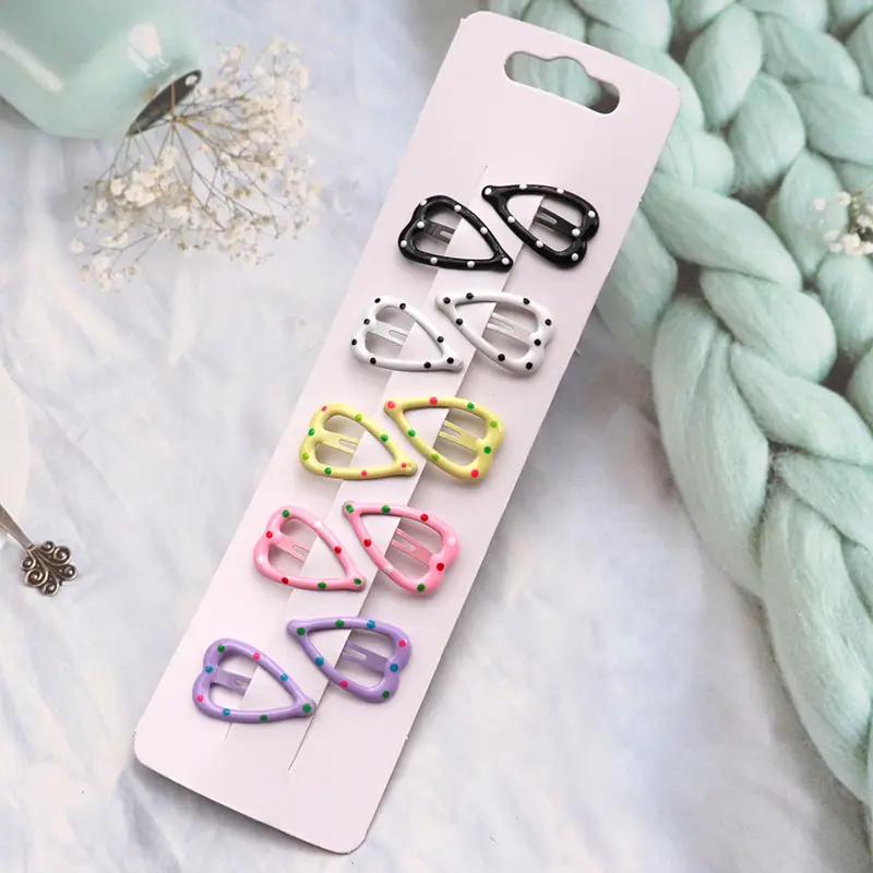 Five Pointed Star Hairpins for Girls - Colorful Durable Clips - Image 6