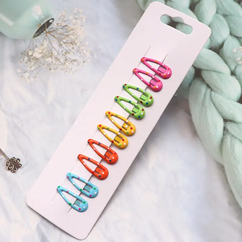 Five Pointed Star Hairpins for Girls - Colorful Durable Clips - Image 8