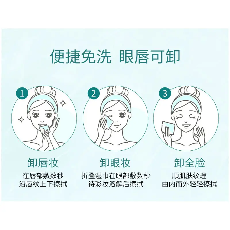 Amino Acid Gentle Makeup Remover Wet Wipes 25Pcs - Image 5