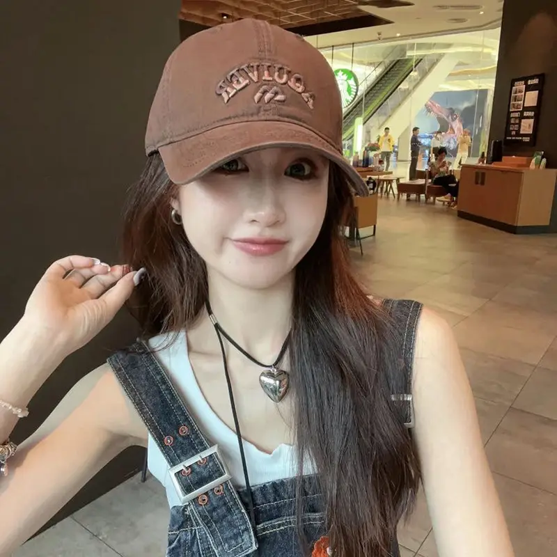 2023 Korean Style Blue Peaked Cap Sun Proof Breathable — feature 2