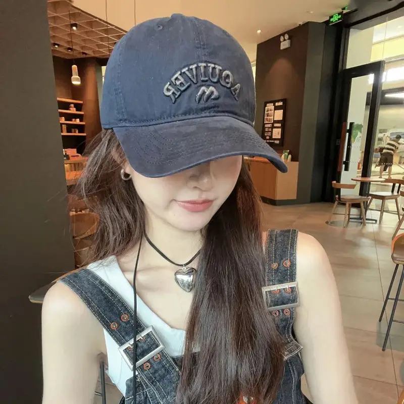 2023 Korean Style Blue Peaked Cap Sun Proof Breathable — feature 3