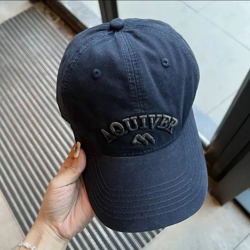 2023 Korean Style Blue Peaked Cap Sun Proof Breathable - Image 3