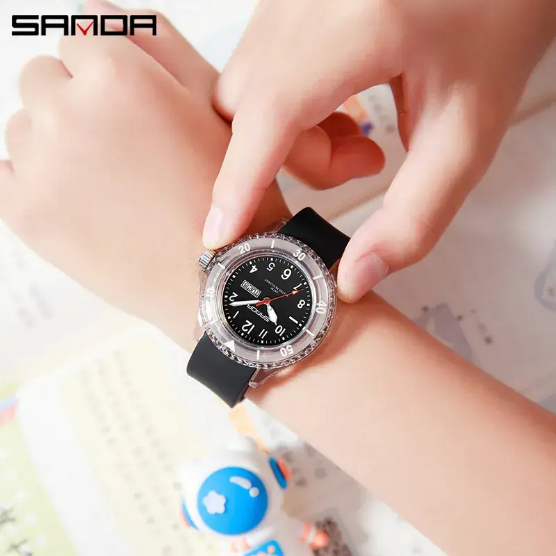 Sanda Waterproof Student Watch for Men Women - Image 10