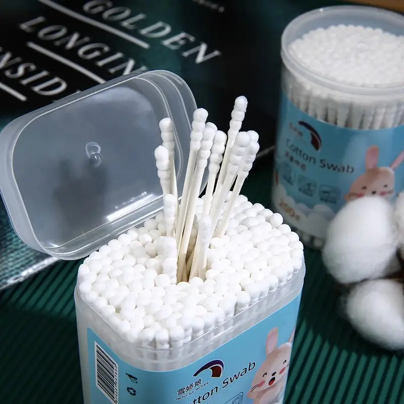 Double-Headed Cotton Ear Swabs for Baby Cleaning 100 Pcs - Image 4