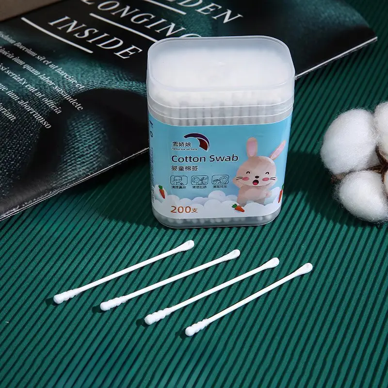 Double-Headed Cotton Ear Swabs for Baby Cleaning 100 Pcs - Image 6