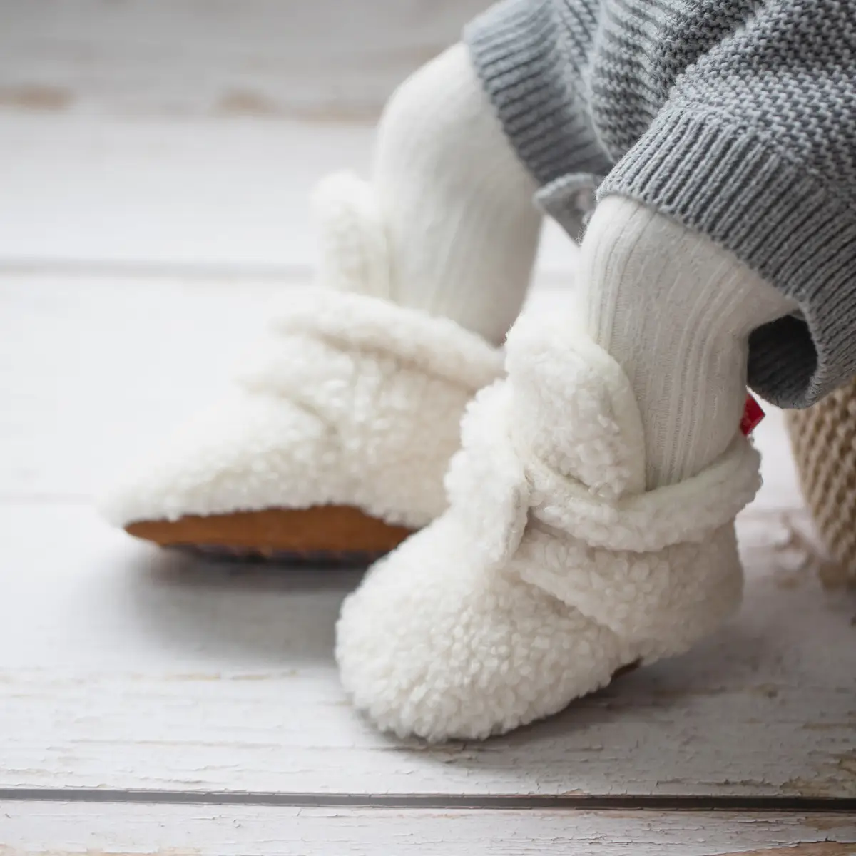 Autumn Winter Plush Baby Socks Coral Velvet No Drop