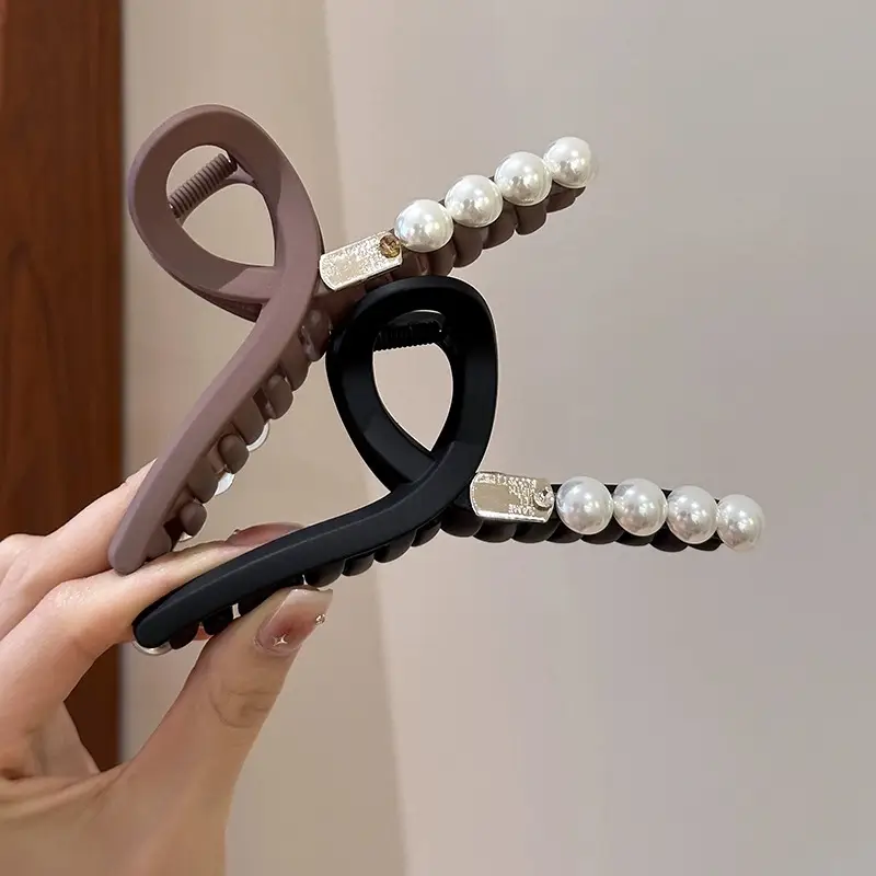 Vintage Korean Matte Hair Clip for Women Large Claw Back - Image 5