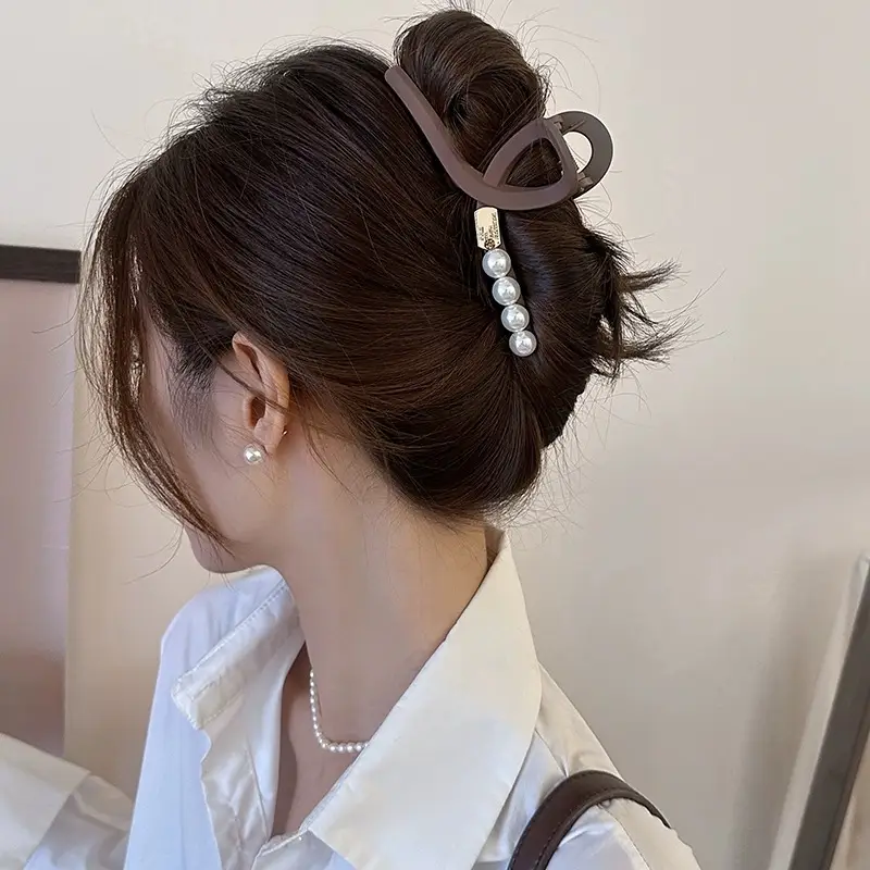 Vintage Korean Matte Hair Clip for Women Large Claw Back - Image 6