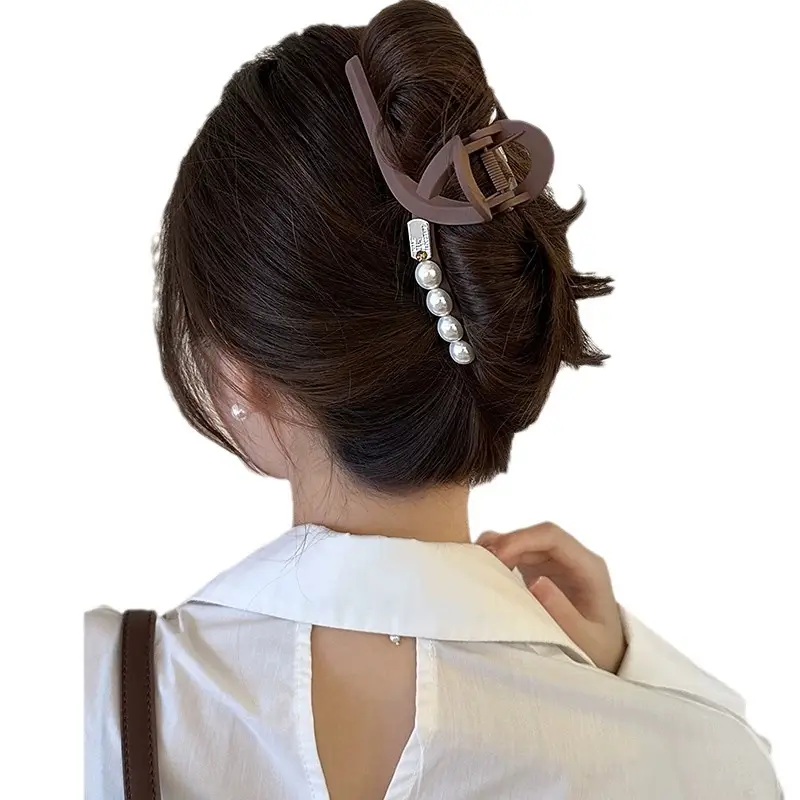 Vintage Korean Matte Hair Clip for Women Large Claw Back - Image 8