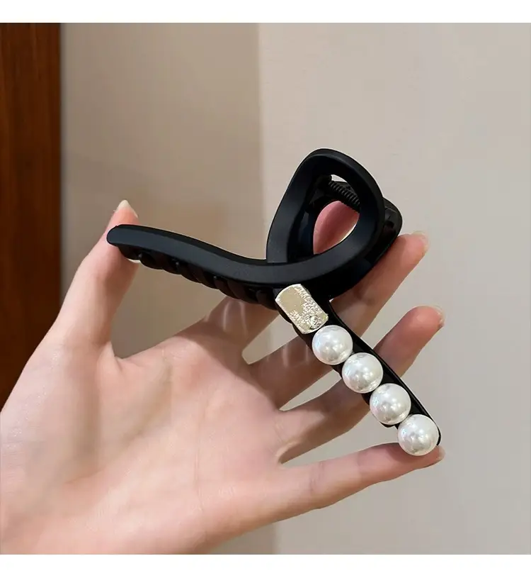 Vintage Korean Matte Hair Clip for Women Large Claw Back — feature 9