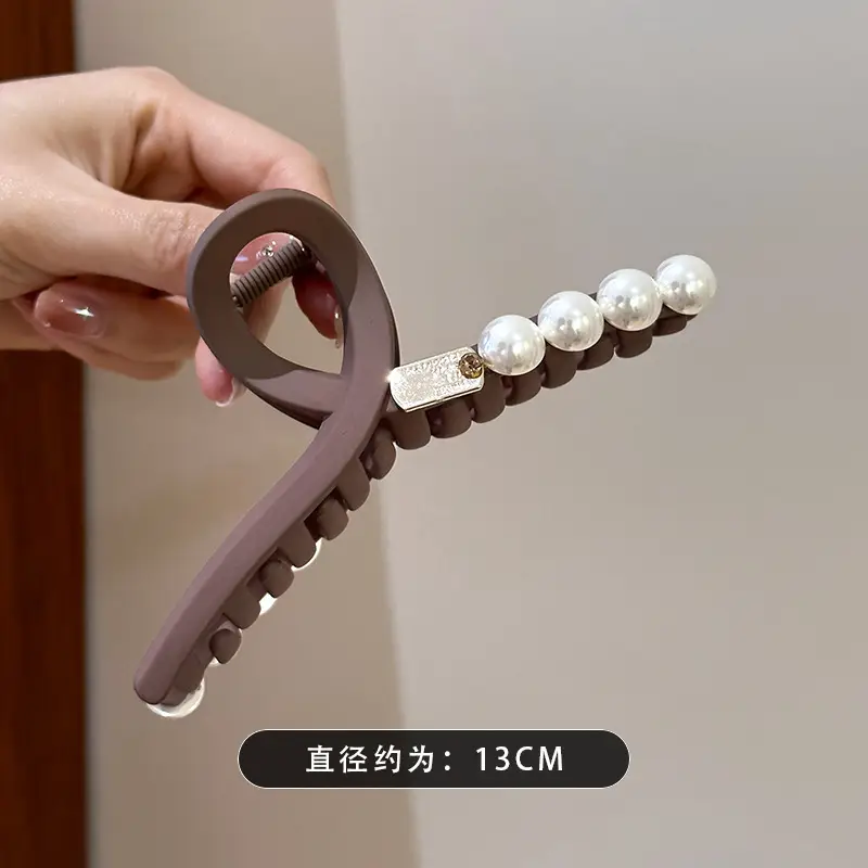 Vintage Korean Matte Hair Clip for Women Large Claw Back - Image 2