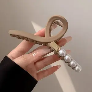 Vintage Korean Matte Hair Clip for Women Large Claw Back - Image 3