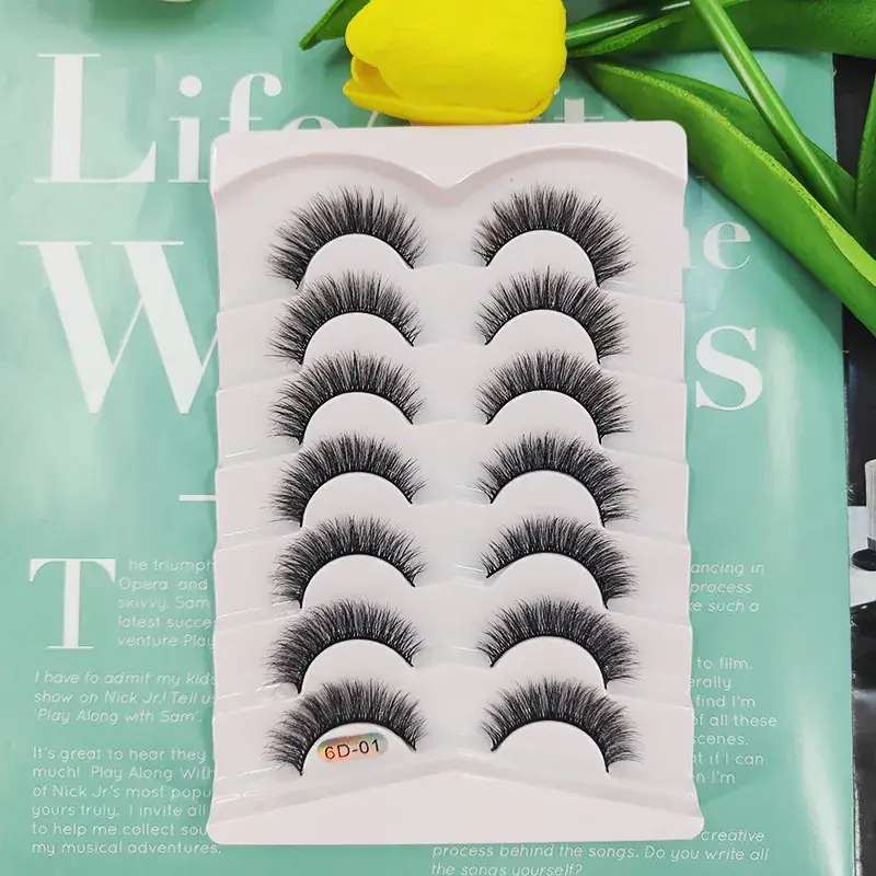3D False Eyelashes Thick European American Mixed Set - Image 14