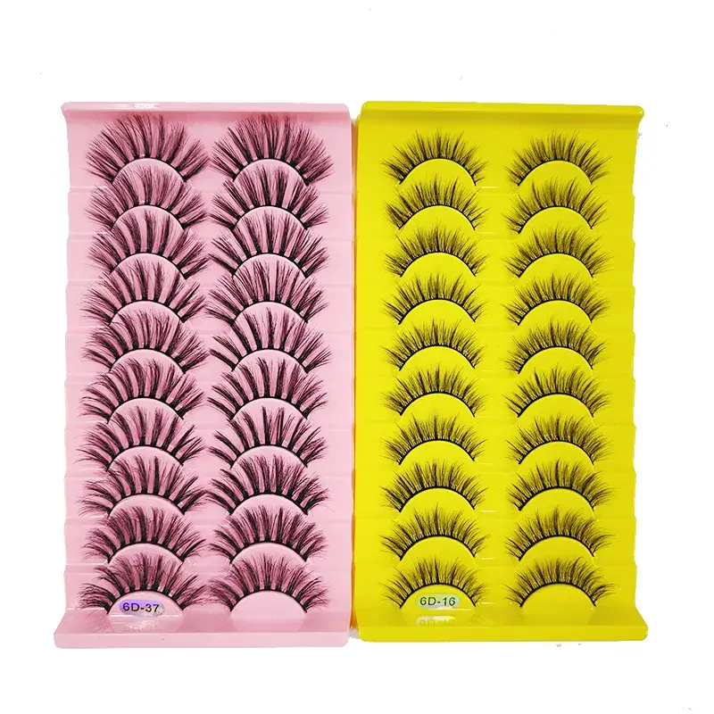 3D False Eyelashes Thick European American Mixed Set - Image 15