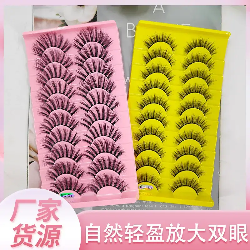 3D False Eyelashes Thick European American Mixed Set — feature 1