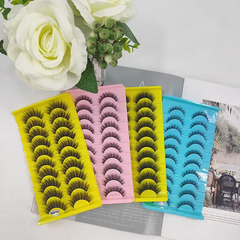 3D False Eyelashes Thick European American Mixed Set — feature 2