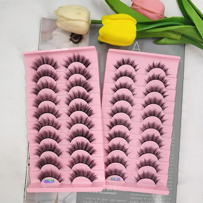 3D False Eyelashes Thick European American Mixed Set — feature 5