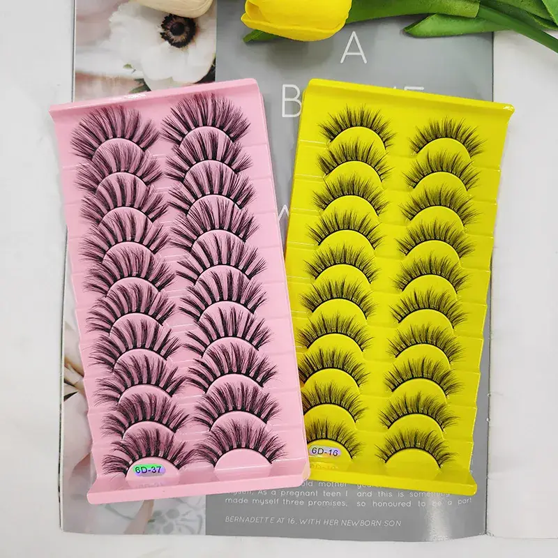 3D False Eyelashes Thick European American Mixed Set — feature 6
