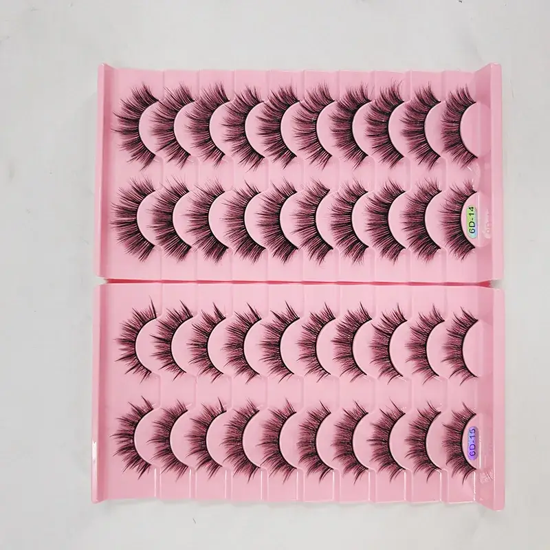 3D False Eyelashes Thick European American Mixed Set — feature 8