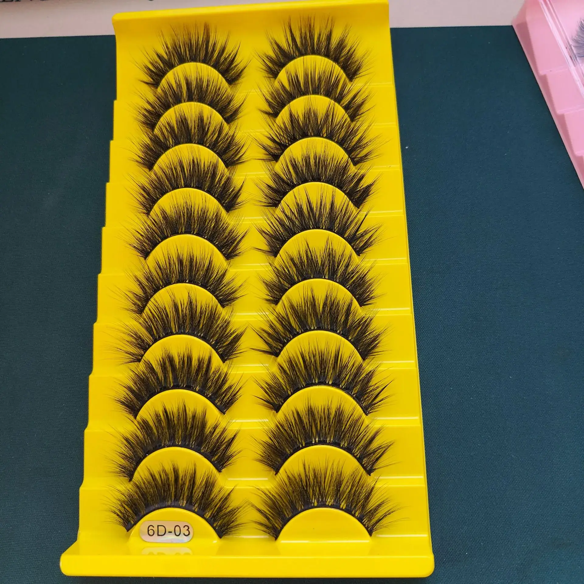3D False Eyelashes Thick European American Mixed Set - Image 3