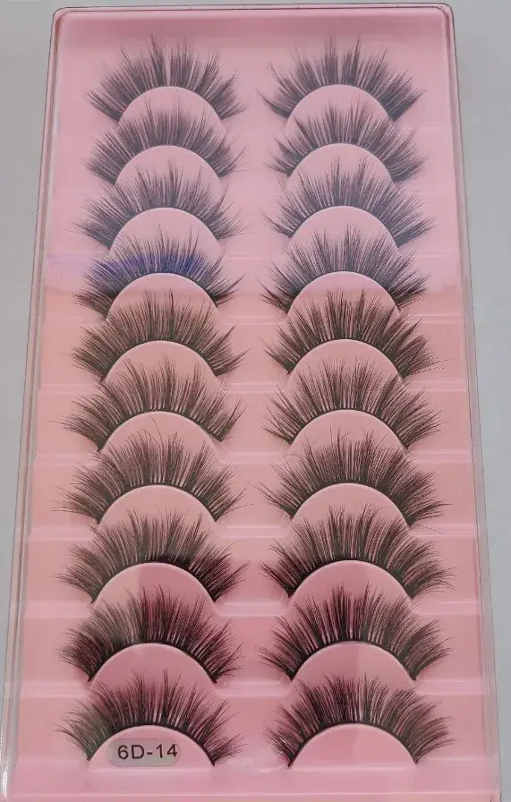 3D False Eyelashes Thick European American Mixed Set - Image 6