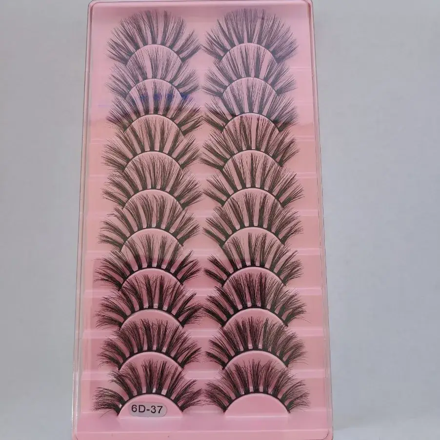 3D False Eyelashes Thick European American Mixed Set - Image 8