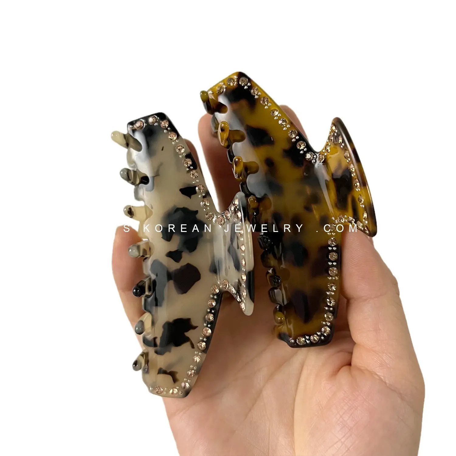 Tortoiseshell Hairpin with Shark Clip Design - Image 22