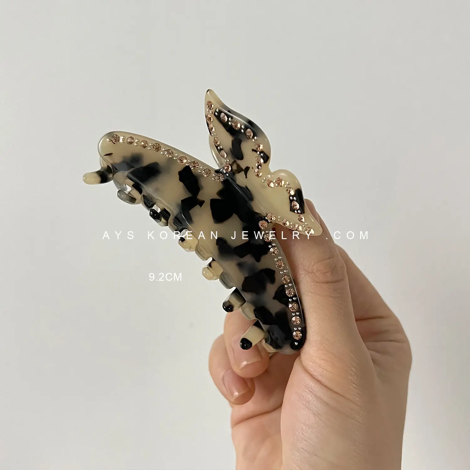 Tortoiseshell Hairpin with Shark Clip Design - Image 13