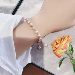 Broken Silver Pearl Niche Bracelet for Women — feature 2