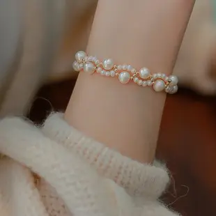 Broken Silver Pearl Niche Bracelet for Women — feature 5