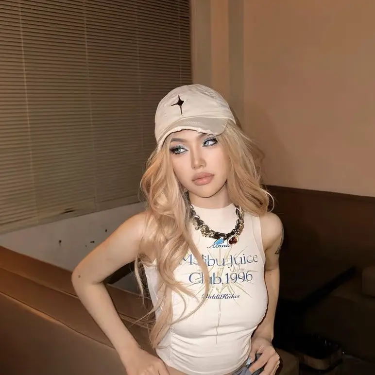 Cross Star Iron Logo Embroidered Baseball Cap