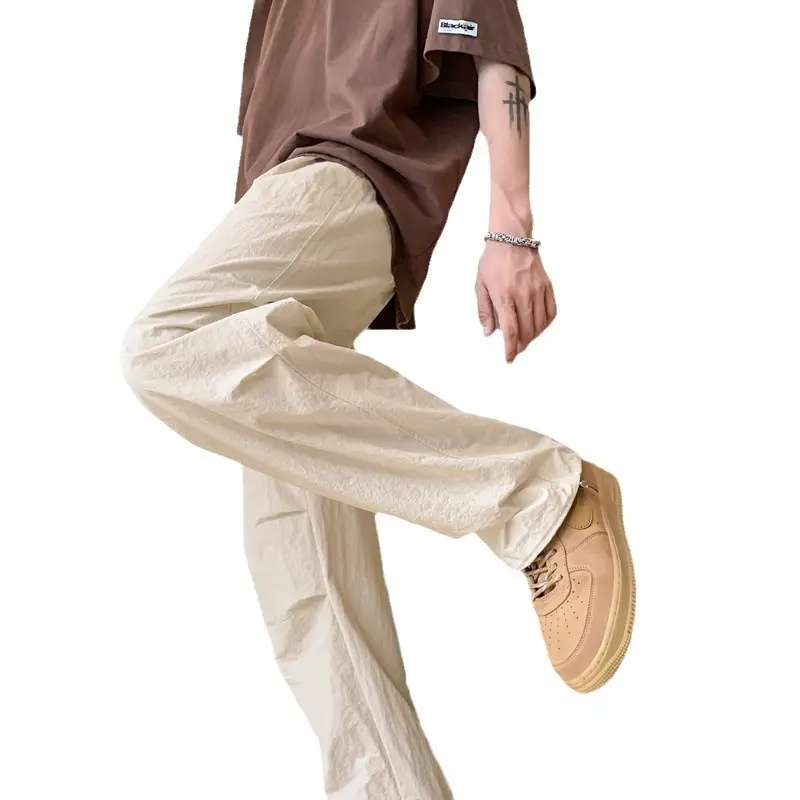 Men's Waterproof Paratrooper Pants Wide Leg Loose Casual