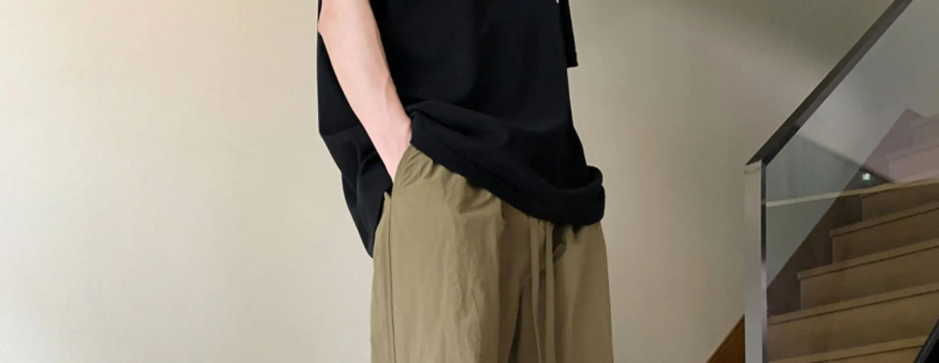 Men's Waterproof Paratrooper Pants Wide Leg Loose Casual — feature 10