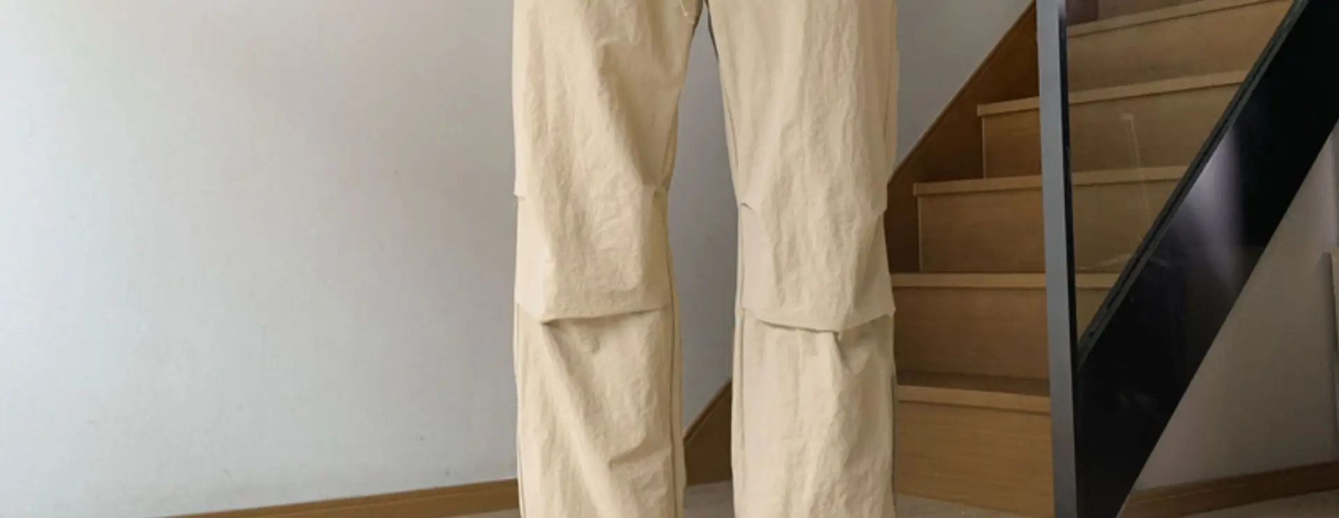 Men's Waterproof Paratrooper Pants Wide Leg Loose Casual — feature 14