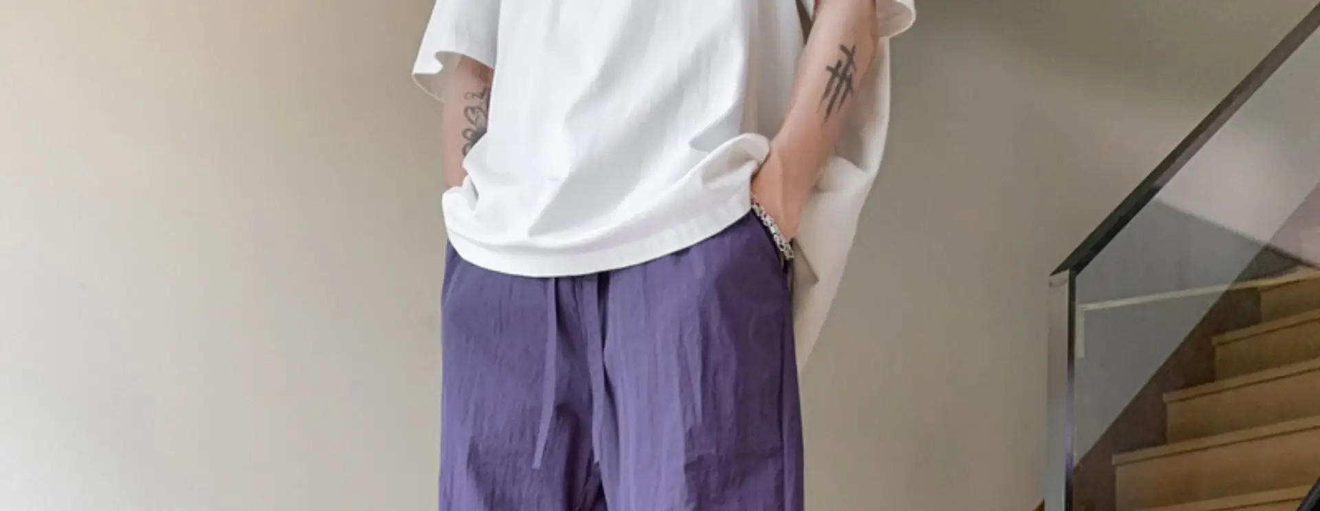 Men's Waterproof Paratrooper Pants Wide Leg Loose Casual — feature 20
