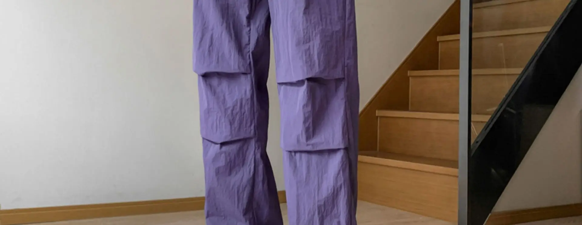 Men's Waterproof Paratrooper Pants Wide Leg Loose Casual — feature 21